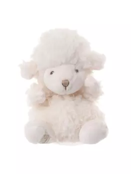 Плюшевая игрушка Bukowski "Овечка Baby Boy Mack", белая, 15 см