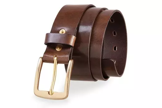 Ремень - Коппер (широкий пряжка латунь)