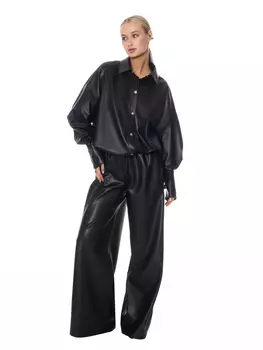 Рубашка из экокожи