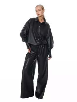 Рубашка из экокожи