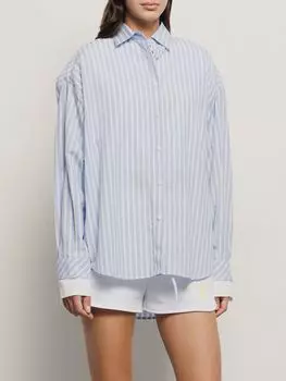 Рубашка с двойными манжетами