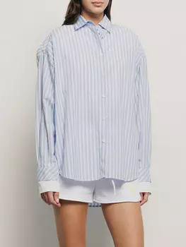 Рубашка с двойными манжетами