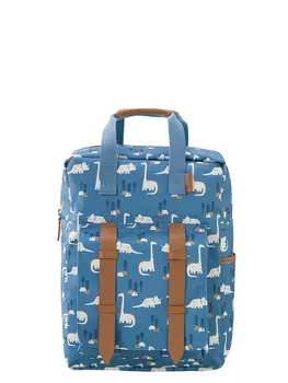 Рюкзак Fresk "Планета динозавров", лазурный, большой, водонепроницаемый