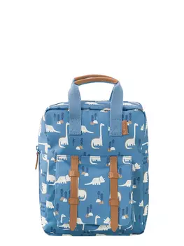 Рюкзак Fresk "Планета динозавров", лазурный, маленький, водонепроницаемый