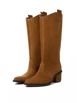 Сапоги "CULTMIDI" табачные замшевые