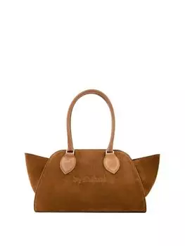 Сумка Attic табачная замшевая