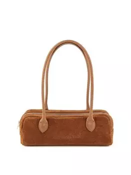 Сумка-батончик Your EХ табачная замшевая