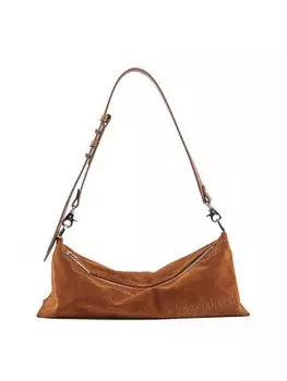 Сумка Kitten табачная замшевая