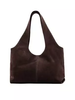 Сумка MINI JOICE коричневая замшевая