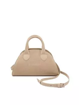 Сумка MotYA бежевая замшевая