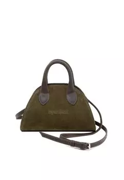 Сумка MotYA хаки замшевая