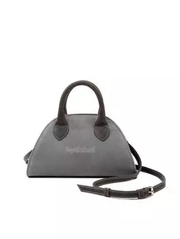 Сумка MotYA серая замшевая