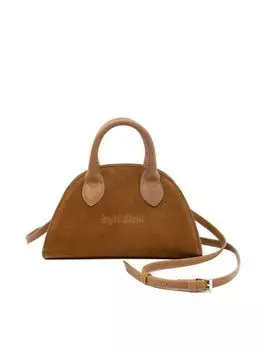 Сумка MotYA табачная замшевая