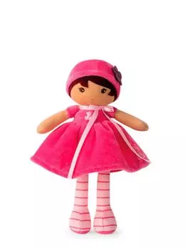 Текстильная кукла Kaloo "Emma", в розовом платье, серия "Tendresse de Kaloo", 25 см