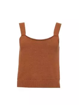 топ из вязаного хлопка