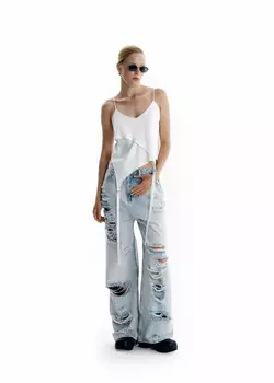 Топ с удиленными бретелями "Чистый"