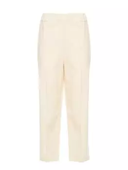 укороченные кюлоты из натурального волокна