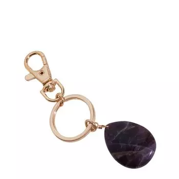 Брелок для ключей "Благополучие". (С аметистом)