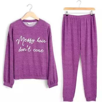 Комплект женской домашней одежды: джемпер, брюки