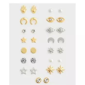 Набор сережек "Джорджия" (15 пар)