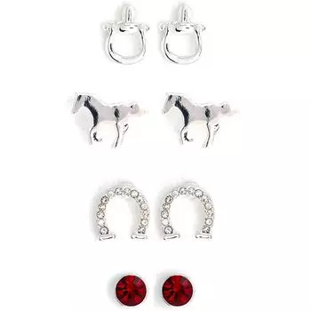 Набор сережек "Иона" (4 пары)