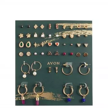 Набор сережек "Лидия" (25 пар)