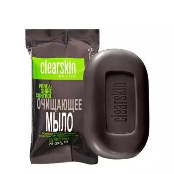 Очищающее мыло с экстрактом древесного угля, 75 г