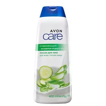 Освежающий лосьон для тела с экстрактом огурца и алоэ, 400 мл