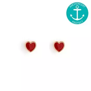 Серьги "Камелия", синий