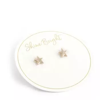 Серьги "Майя", Золотистые