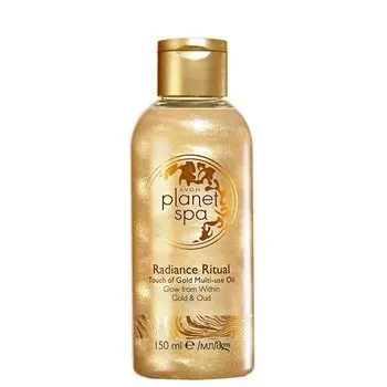 SPA Масло для тела и волос с мерцающим эффектом и ароматом дерева уд "Сияние золота", 150 мл