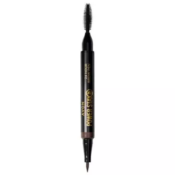 Водостойкий лайнер для бровей со щеточкой