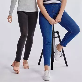 Женские брюки (Размер 42-44, черный)