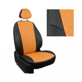 Чехлы на сиденья модельные экокожа Mazda CX-5 II Active с 17г. G BK/OR R / ma-skh5-mcx5ii17-cho-r