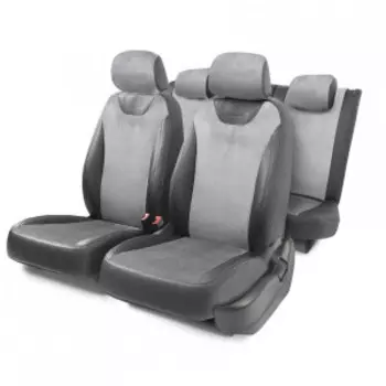 Чехлы на сиденья модельные алькантара VOLKSWAGEN JET-1Sd(03+)40-60 A BK/D.GY