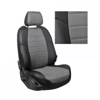 Чехлы на сиденья Nissan Juke с 10г. Al BK/GY / ni-zhk-zh10-chese-a