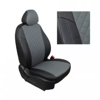 Чехлы на сиденья Skoda Kodiaq (Active) с 16г. G BK/GY R / sk-kqa-kqa-chese-r