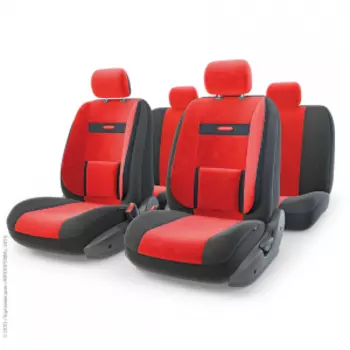 Чехлы на сиденья универсальные COMFORT COM-1105 BK/RD
