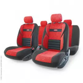 Чехлы на сиденья универсальные COMFORT COMBO CMB-1105 BK/RD