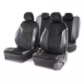 Чехлы на сиденья универсальные DIN-1505GK BK/BK