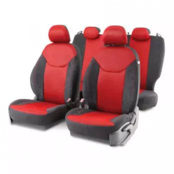 Чехлы на сиденья универсальные DIN-1505VM BK/RD