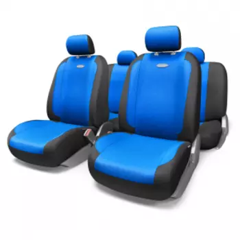 Чехлы на сиденья универсальные GENERATION GEN-1105 BK/BL (M)