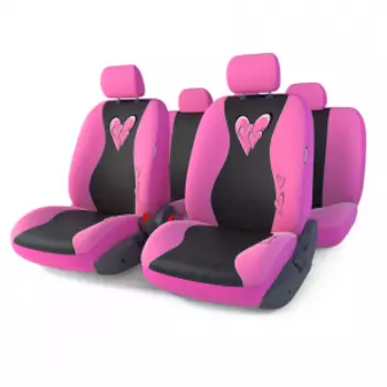 Чехлы на сиденья универсальные GLAMOUR GLM-1105 PINK