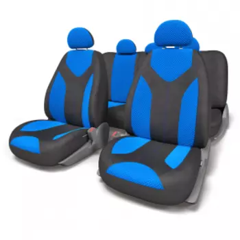 Чехлы на сиденья универсальные MATRIX MTX-1105 BK/BL (S)