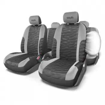 Чехлы на сиденья универсальные TRIAL TRL-1105 BK/GY (M)