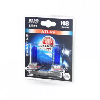 Галогенная лампа AVS ATLAS /5000К/ H8.12V.35W A78571S
