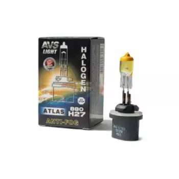 Галогенная лампа AVS ATLAS ANTI-FOG BOX желтый H27/880 12V.27W A07022S