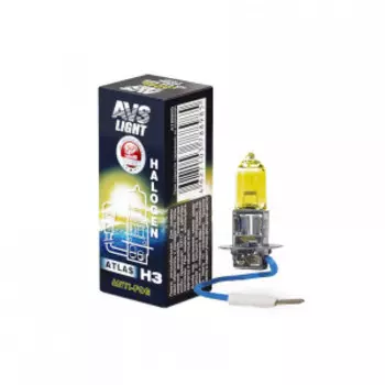 Галогенная лампа AVS/ATLAS ANTI-FOG/BOX желтый H3.12V.55W A78898S