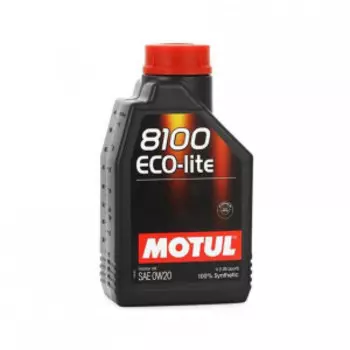 Энергосберегающее моторное масло для бензиновых и дизельных двигателей MOTUL 8100 Eco-lite 0W-20, 1л 104981