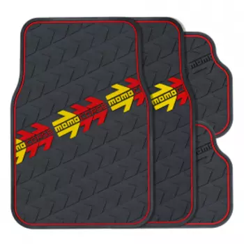 Коврики автомобильные "MOMO", серия "MOMO CORSE" MOMO-504 BK